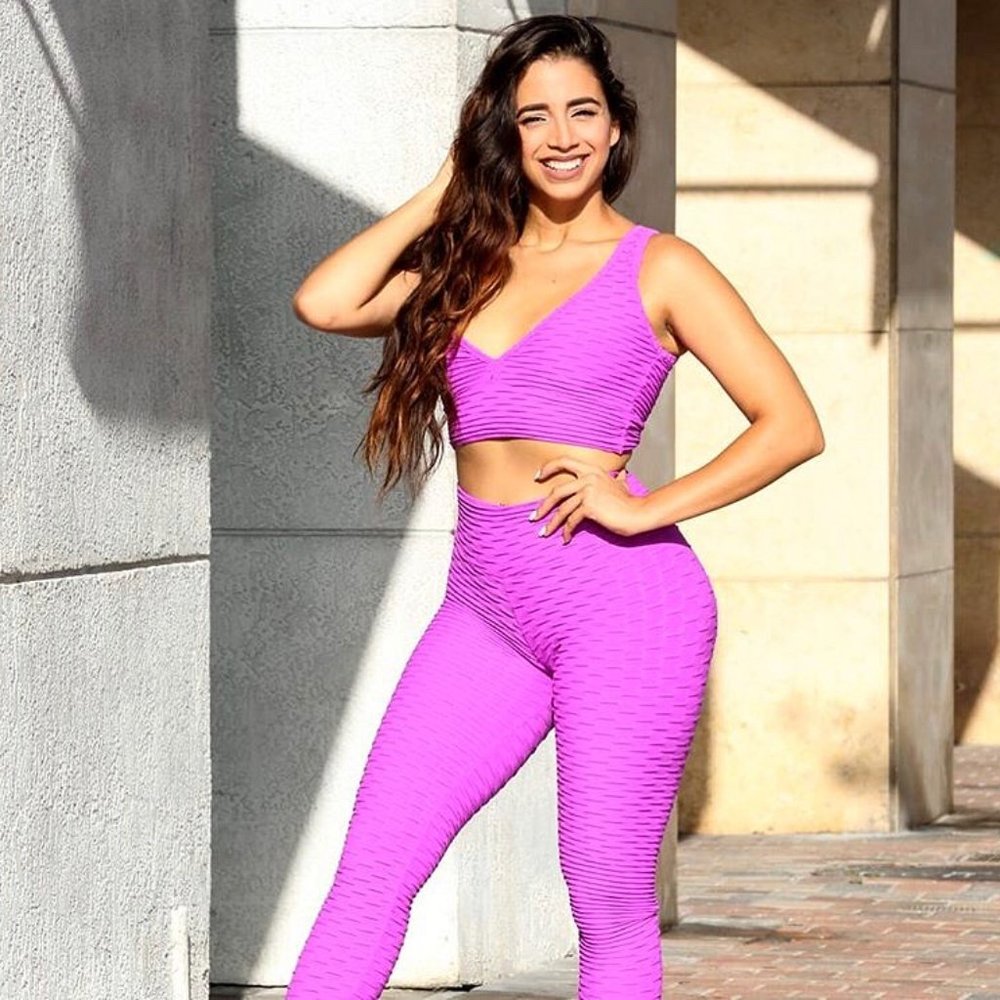 🇧🇷AUTHENTIC Brazilian Honeycomb Gym Leggings - Picture 12 of 15